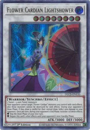 Flower Cardian Lightshower (Purple) [DLCS-EN135] Ultra Rare - Doe's Cards