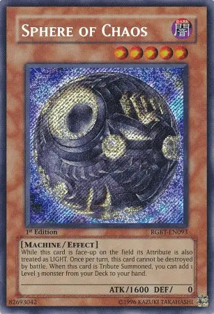 Sphere of Chaos [RGBT-EN093] Secret Rare - Doe's Cards
