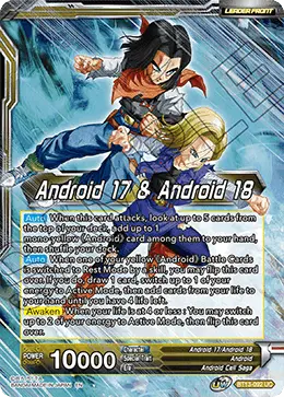 Android 17 & Android 18 // Android 17 & Android 18, Harbingers of Calamity (Uncommon) (BT13-092) [Supreme Rivalry] - Doe's Cards