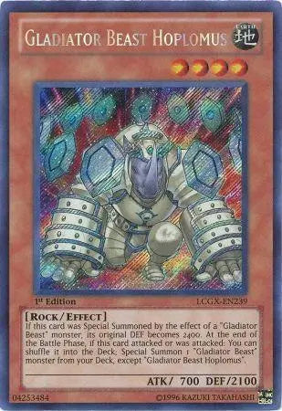 Gladiator Beast Hoplomus [LCGX-EN239] Secret Rare - Doe's Cards