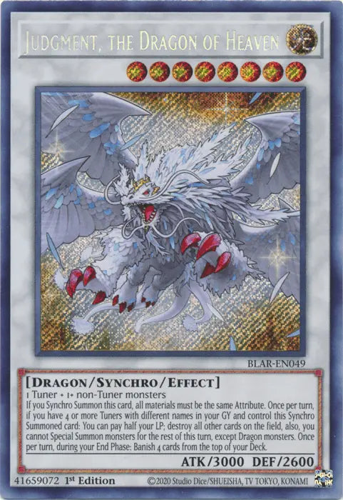 Judgment, the Dragon of Heaven [BLAR-EN049] Secret Rare - Doe's Cards