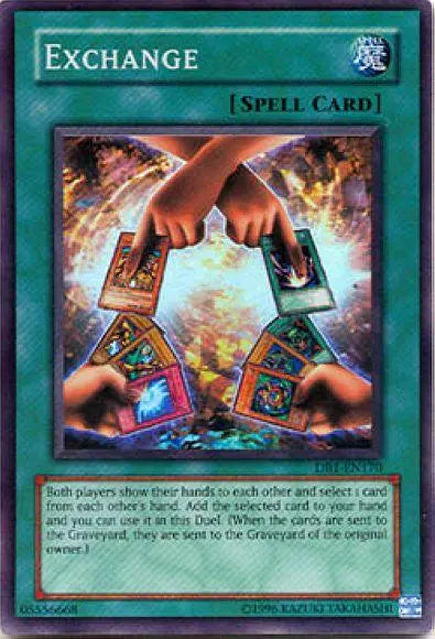 Exchange [DB1-EN170] Super Rare - Doe's Cards