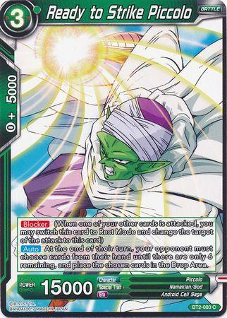 Ready to Strike Piccolo (BT2-080) [Union Force] - Doe's Cards