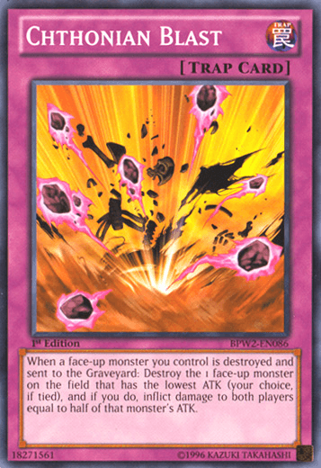 Chthonian Blast [BPW2-EN086] Common - Doe's Cards