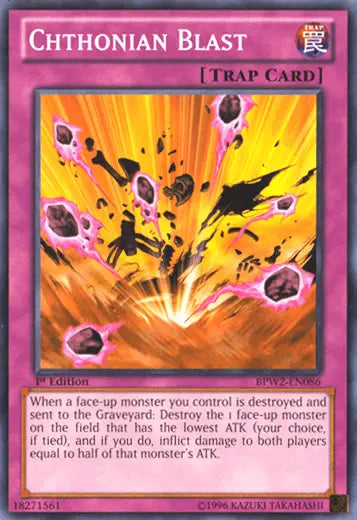 Chthonian Blast [BPW2-EN086] Common - Doe's Cards