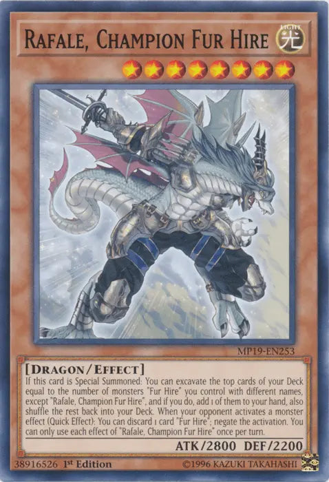 Rafale, Champion Fur Hire [MP19-EN253] Common - Doe's Cards