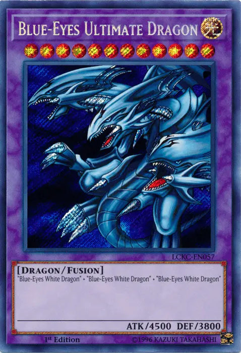 Blue-Eyes Ultimate Dragon [LCKC-EN057] Secret Rare - Doe's Cards