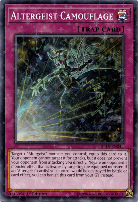 Altergeist Camouflage [SP18-EN047] Starfoil Rare - Doe's Cards