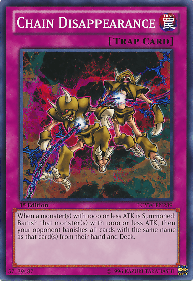 Chain Disappearance [LCYW-EN289] Common - Doe's Cards