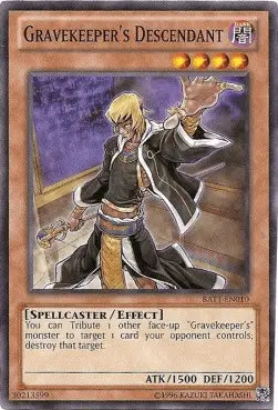 Gravekeeper's Descendant [BATT-EN010] Starfoil Rare - Doe's Cards