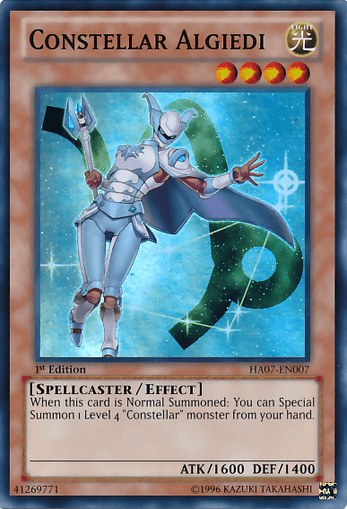 Constellar Algiedi [HA07-EN007] Super Rare - Doe's Cards