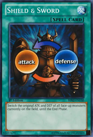 Shield & Sword [BP02-EN130] Mosaic Rare - Doe's Cards