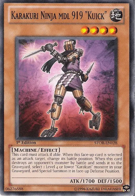 Karakuri Ninja mdl 919 "Kuick" [STOR-EN028] Common - Doe's Cards