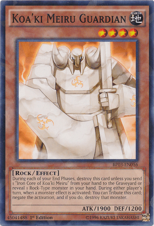 Koa'ki Meiru Guardian [BP03-EN056] Shatterfoil Rare - Doe's Cards