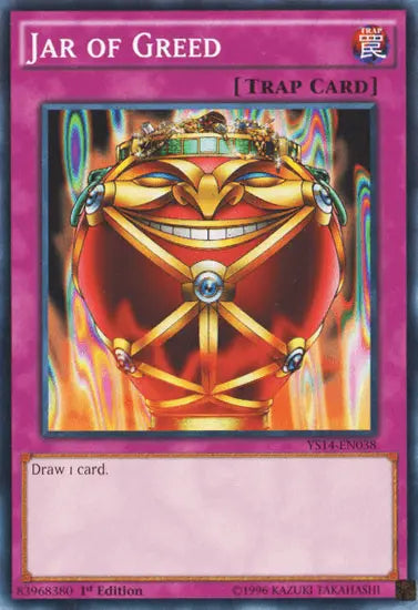 Jar of Greed [YS14-EN038] Common - Doe's Cards