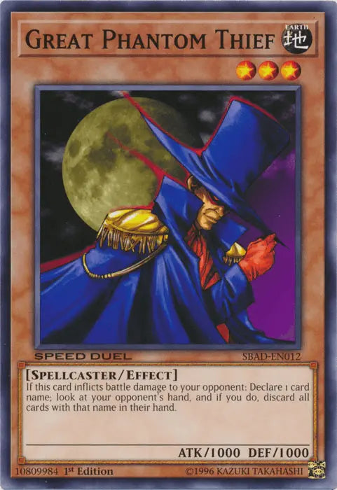 Great Phantom Thief [SBAD-EN012] Common - Doe's Cards