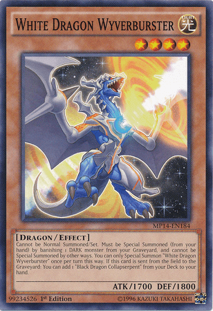 White Dragon Wyverburster [MP14-EN184] Common - Doe's Cards