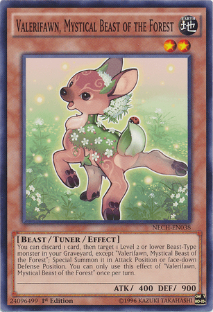 Valerifawn, Mystical Beast of the Forest [NECH-EN038] Common - Doe's Cards