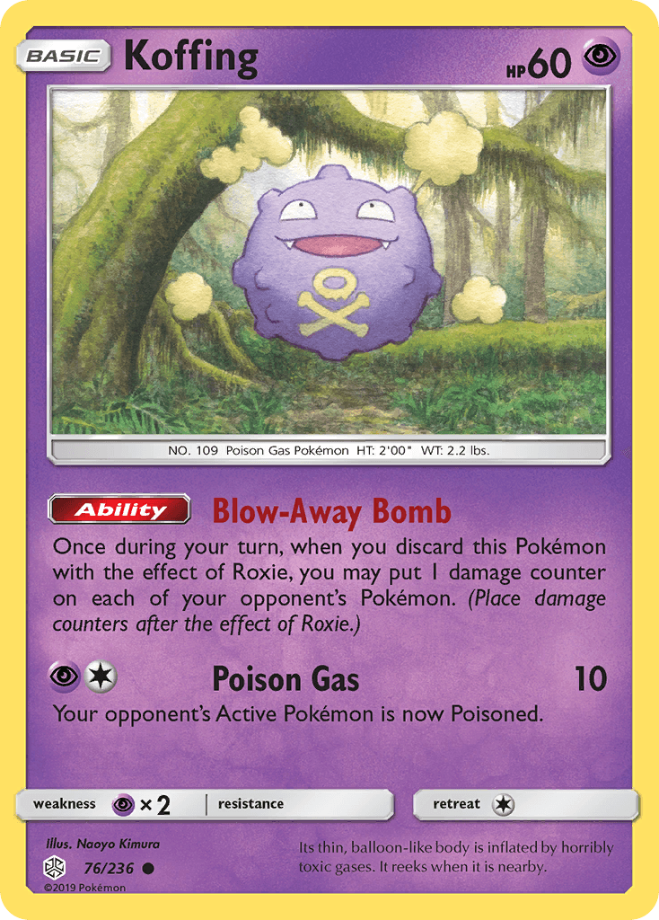 Koffing (76/236) [Sun & Moon: Cosmic Eclipse] - Doe's Cards