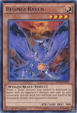 Bujingi Raven [MP14-EN179] Rare - Doe's Cards