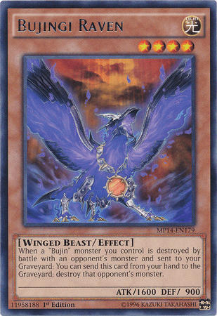 Bujingi Raven [MP14-EN179] Rare - Doe's Cards