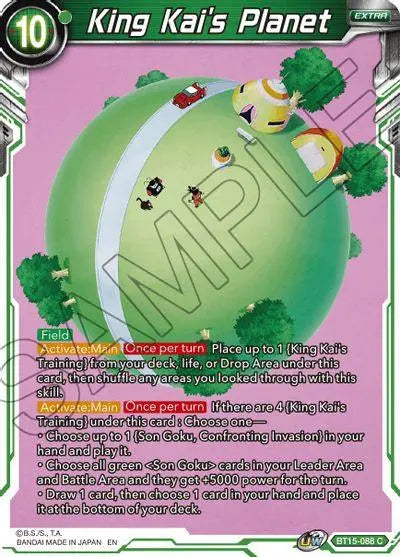 King Kai's Planet (BT15-088) [Saiyan Showdown] - Doe's Cards