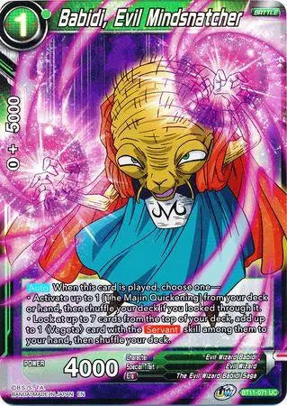 Babidi, Evil Mindsnatcher (BT11-071) [Vermilion Bloodline 2nd Edition] - Doe's Cards