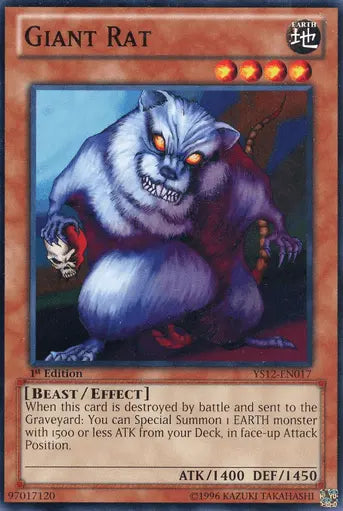 Giant Rat [YS12-EN017] Common - Doe's Cards