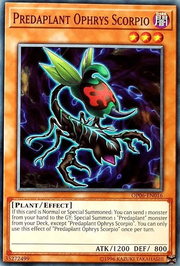 Predaplant Ophrys Scorpio [OP06-EN016] Common - Doe's Cards