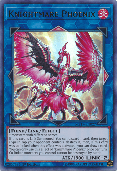 Knightmare Phoenix [MP19-EN027] Ultra Rare - Doe's Cards