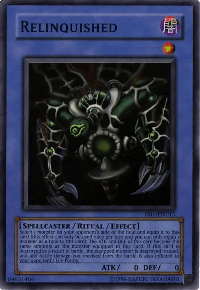 Relinquished [DB1-EN015] Super Rare - Doe's Cards
