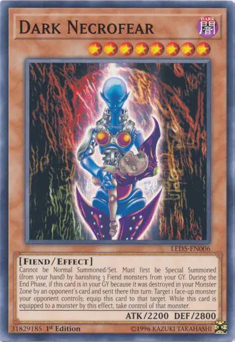 Dark Necrofear [LED5-EN006] Common - Doe's Cards