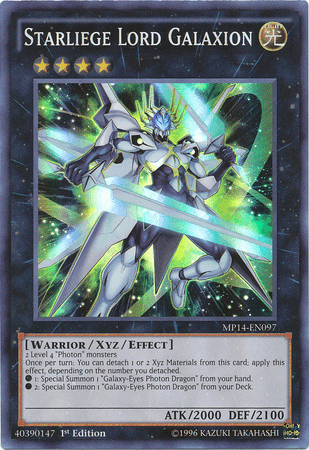 Starliege Lord Galaxion [MP14-EN097] Super Rare - Doe's Cards