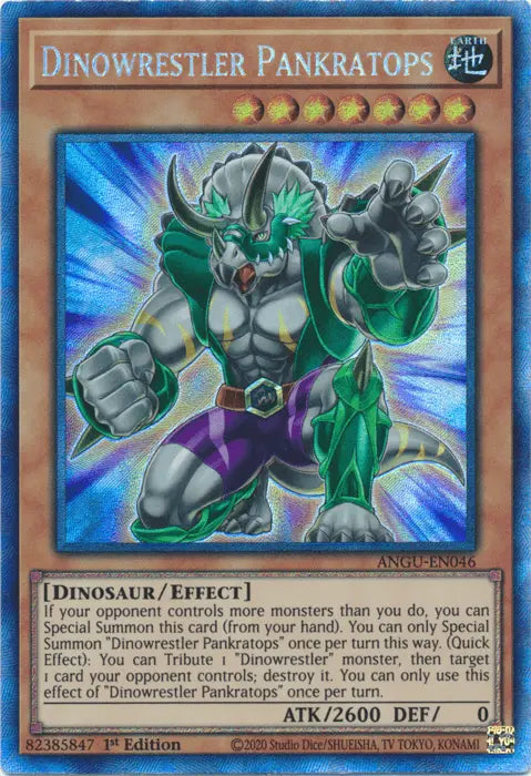 Dinowrestler Pankratops (Collector's Rare) [ANGU-EN046] Collector's Rare - Doe's Cards