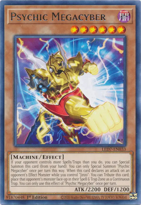 Psychic Megacyber [LED7-EN033] Rare - Doe's Cards