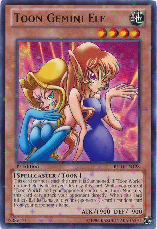 Toon Gemini Elf [BP01-EN128] Starfoil Rare - Doe's Cards