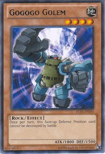 Gogogo Golem (Blue) [DL15-EN010] Rare - Doe's Cards