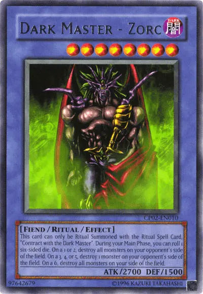 Dark Master - Zorc [CP02-EN010] Rare - Doe's Cards