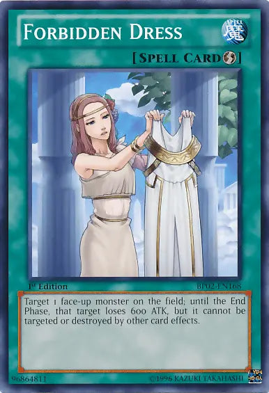 Forbidden Dress [BP02-EN168] Mosaic Rare - Doe's Cards