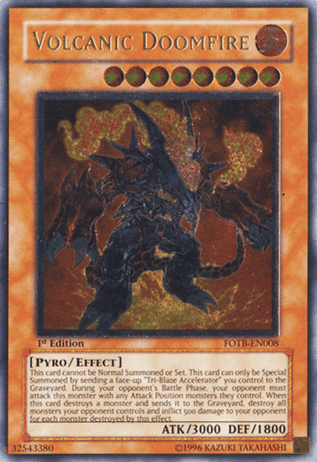 Volcanic Doomfire [FOTB-EN008] Ultimate Rare - Doe's Cards