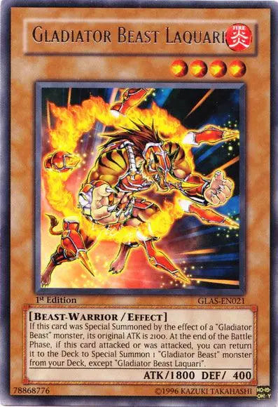 Gladiator Beast Laquari [GLAS-EN021] Rare - Doe's Cards