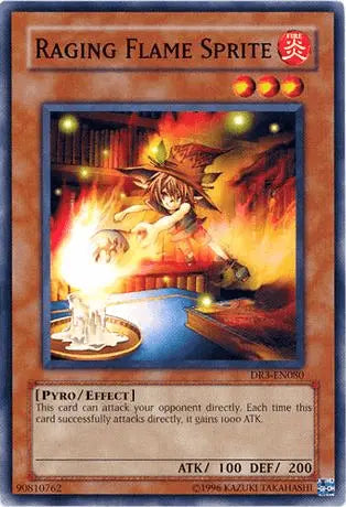 Raging Flame Sprite [DR3-EN080] Common - Doe's Cards