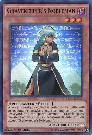 Gravekeeper's Nobleman [MP14-EN212] Ultra Rare - Doe's Cards