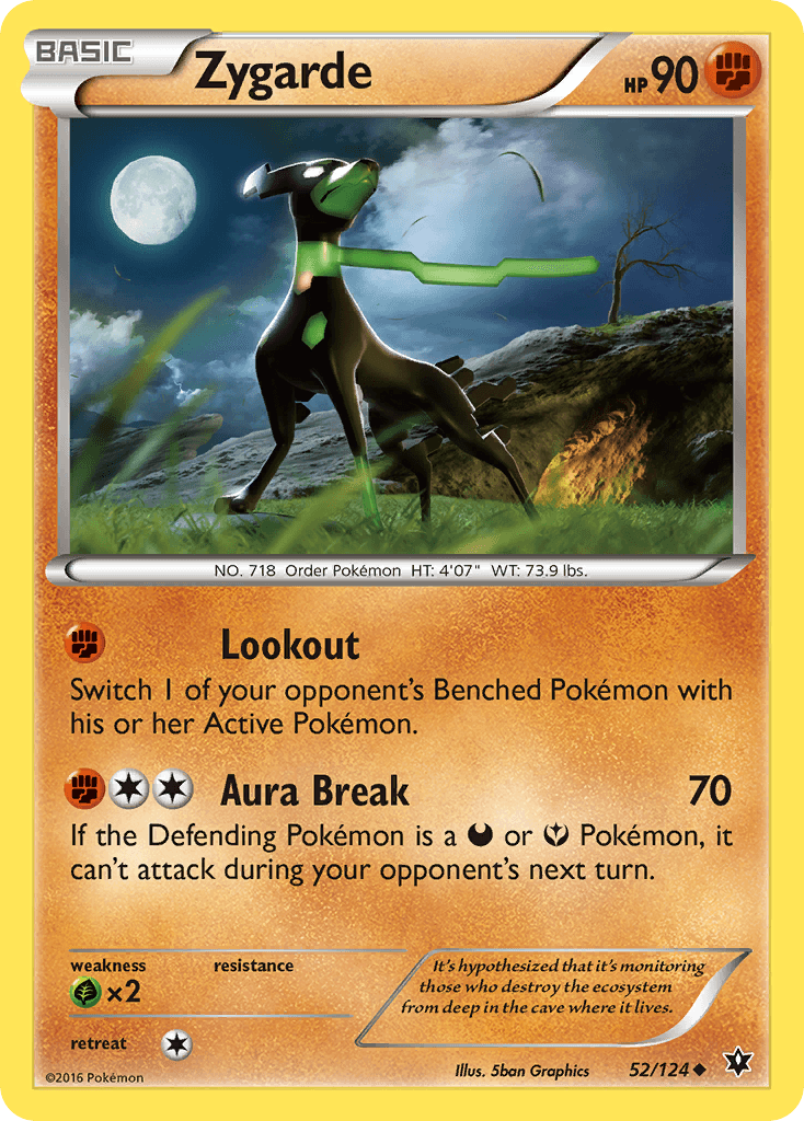 Zygarde (52/124) [XY: Fates Collide] - Doe's Cards