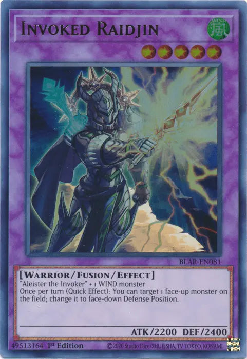 Invoked Raidjin [BLAR-EN081] Ultra Rare - Doe's Cards