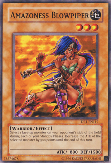 Amazoness Blowpiper [DR1-EN117] Common - Doe's Cards