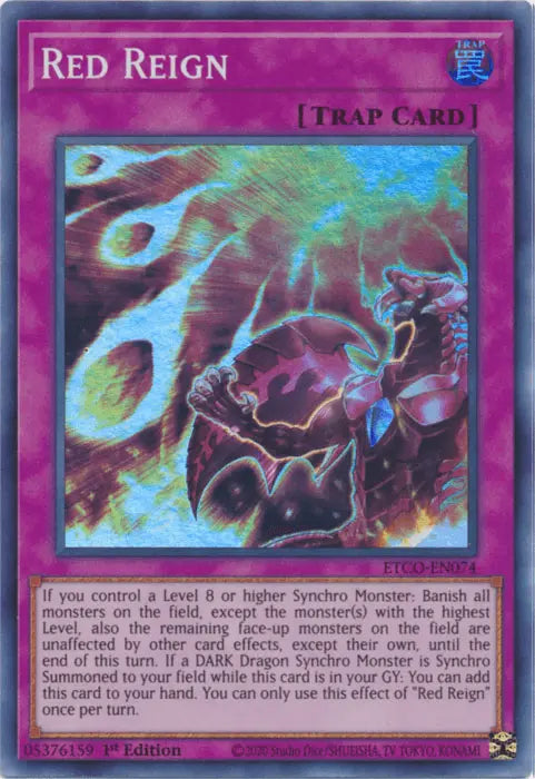 Red Reign [ETCO-EN074] Super Rare - Doe's Cards