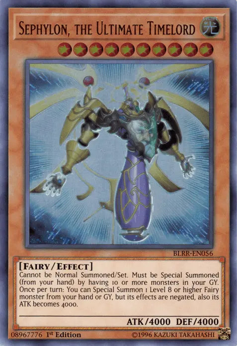 Sephylon, the Ultimate Timelord [BLRR-EN056] Ultra Rare - Doe's Cards