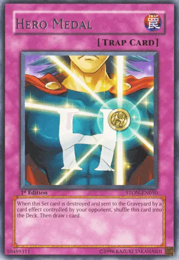 Hero Medal [STON-EN050] Rare - Doe's Cards