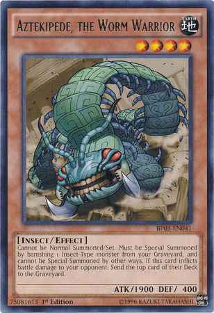 Aztekipede, the Worm Warrior [BP03-EN041] Rare - Doe's Cards